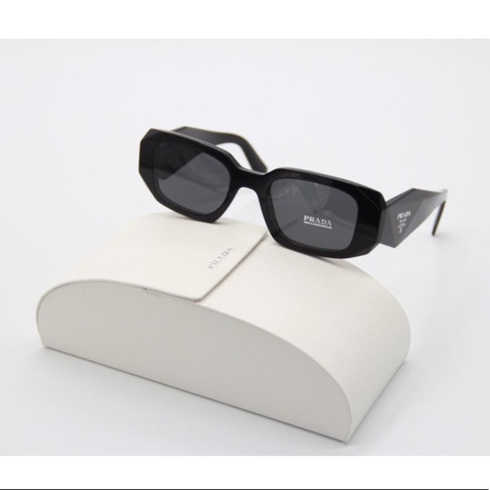 NEW PRADA PR 17WS 1AB-5S0 SUNGLASSES PRADA PR17WS BLACK PRADA PR17WS 1AB5S0 - Picture 10 of 15